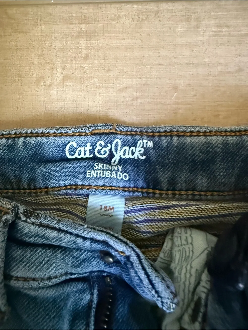 Cat & Jack Classic Blue Stretch Denim Jeans for Kids
